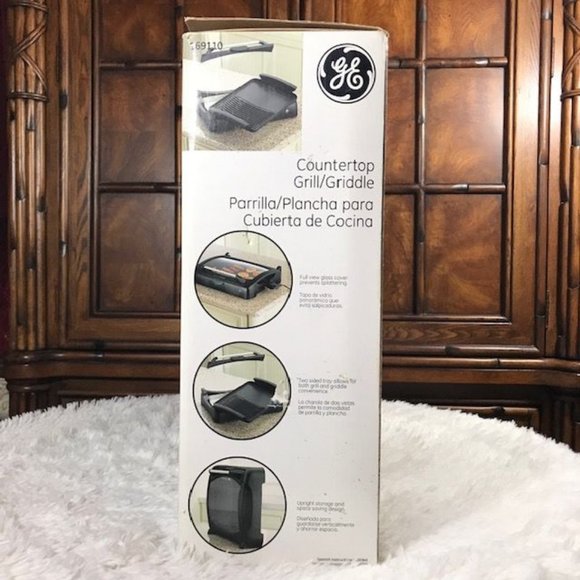 GE Countertop Full View Glass Top Grill Griddle - Picture 6 of 12
